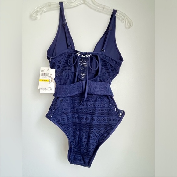 Becca swim NWT navy swim suit - Picture 5 of 10
